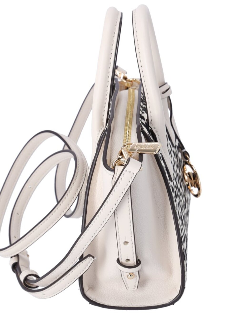 Michael Kors Avril XS Satchel Shoulder Crossbody Bag Exotic Light Cream Multi - Picture 5 of 5